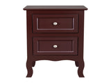 2pcs Country Style Two-Tier Night Tables Large Size Grown 79636356