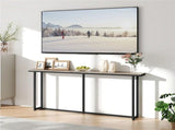 71" L Modern Extended Console Table for Hallway Living Room, Gray 47281416