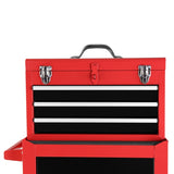 3-Drawer Rolling Tool Chest with Wheels, Tool Chest with Large Storage Cabinet and Adjustable Shelf, W1239132610