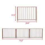 17.5 inch Pet Fence Suitable For Indoor Use Log Environmental Protection Material W2181P151588