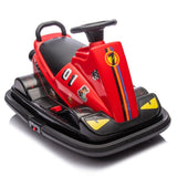 12V Kids Ride On Motor Bumper Car,integrating system,Rotate 360 degrees in place,Collision triggers W1396P178740