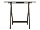 2-Pc Oversize Snack Tables, Coffee Finish 17622371