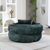 COOLMORE Lazy Sofa Durable Comfort Lounger High Back Bean Bag Chair Couch With Three Pillows for W395P252054