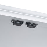 Tall Bathroom Storage Cabinet, Cabinet with Two Doors and Drawers, Adjustable Shelf, MDF Board, N725P206123K