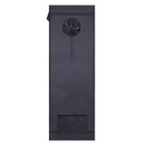 ZNTS LY-120*60*180 Home Use Dismountable Hydroponic Plant Grow Tent with Window Black 30595919