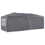 ZNTS 10×20 Party Tent Wedding Patio Gazebo,with 6 Removable Sidewalls & Carry Bag The Pop Up Canopy Tent, 28350715