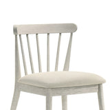 2-Piece Rustic Dining Side Chair Set, Solid Wood Frame, Farmhouse Design, Easy Assembly W2537P214546