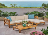 ALCOVE LSHAPE SOFA SET, BEIGE 63714.00BGE