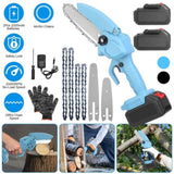 Mini 4In&6In Two Sizes Chainsaws Super Handheld Rechargeable Chain Saw With mini chain saw is an 09153631