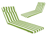 Outdoor Chaise Lounge Cushion, 72 in. x 21 in. x 3 in. Waterproof Fade-Resistant Patio Chair Pad for 09057291