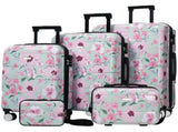 Luggage Sets New Model PC 5pcs, Hardside Lightweight Durable 20" 24" 28" Suitcases with 8" 14" 51344039