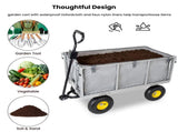 3-in-1 Oversized Steel Garden , 880lbs Pullable Mesh Metal Garden, All-Terrain Utility W2932P439430
