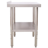 Stainless Steel Prep Table, 30 x 24x 35-1/2 Inch, 440lbs Load Capacity Heavy Duty Metal Worktable W465P237805