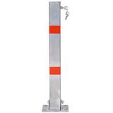 Parking bollard,pole barrier with lock ,car parking protection posts,home garage street decor W46542543