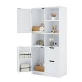 Bathroom Storage Cabinet with Doors and Drawers, Multiple Storage Space, Freestanding Style, Open WF530559AAK