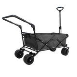 ZNTS Utility Park Garden Cart Tool Customized Color Folding Camping Trolley Outdoor Picnic Beach Wagon W321P190089