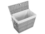 90L/110L Laundry Hamper with, No Install Needed, Synthetic Rattan Clothes Laundry Basket with 69565947