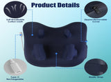4D Deep Shiatsu Kneading Massager - 6 Nodes, 2 Heating Levels, 3 Intensities - Cordless with Auto 81604691