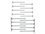 16Pcs Valves Intake and Exhaust Set Fit for Mercedes-Benz W204 2007-0214 W212 S204 C207 S212 A207 80045020