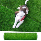 ZNTS (2Pack)3.3FTx10FT Artificial Grass Realistic Synthetic Thick Fake Faux Grass Rug Astroturf Carpet W2836P230766