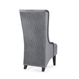 23.03" Wide High-Back Velvet Accent Chair, Comfy High Wingback Chair, Living Room Chair with Soft W68041792