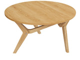 Round 2-in-1 Transformer Coffee Table with Adjustable Height, 16.5" for Coffee Table, 29.5" for N735P369877N