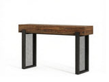 41" Console Table, Small Sofa Entryway Table with Storage and Mesh Metal Legs for Living Room, 96883302