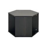 23.62'' Hexagonal Coffee Table Side Table Nightstand Burmese Sumac W757P164920
