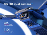 2026 2 Battery V13 RC Drone 6K HD Dual Camera WiFi FPV Foldable Quadcopter Camera Drone ,Logistic is 45945798