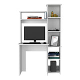 Versalles Writintg Desk, Two Superior Shelves, Five Cubbies -White B20092000