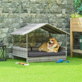 ZNTS Dog Bed/ Dog House / Rattan Pet Sofa （Prohibited by WalMart） 76266078