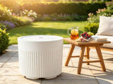 3-in-1 Outdoor Cooler Side Table, 6.2 Gallon Insulated Ice Bucket Table, All-Weather HDPE PP Patio 54429576