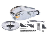 Power Steering Pump and 1 Groove Keyway Pulley with Bracket Kit Fit for Small Block Chevy 265 283 83176925