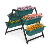 ZNTS Raised Garden Planter Bed, Tiered Planter Stand with 5 Boxes, Vertical Raised Garden Bed for Herbs, 61146457