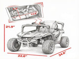 Pink 12V Electric Kids UTV Ride On Truck Battery Powered with Rear Suspension, Parental Remote for 42532709