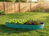 Galvanized Raised Garden Bed 6x3x1ft - Heavy Duty Metal Planter Box for Vegetables, Herbs & Flowers, W840P499234