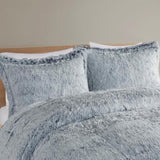 Full/Queen Shaggy Long Fur Comforter Mini Set B035129364
