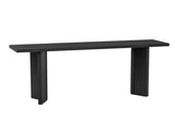 Stylish Console Table with Pine Veneer Geometric Legs,Suitable for Living Room, Study N711P289142B