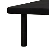 Upholstered Twin Size Platform Bed Frame for Bedrooms, Guest Rooms, Apartments, Dorms, Space Saving, B011P198401