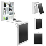 White wall mounted office desk 07405547