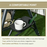 3 seats Outdoor Patio Swing Chair 38479874