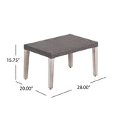 HAMPTON WOOD WICKER OTTOMAN 60398.00LMBLK