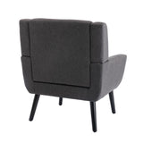 ZNTS Modern Soft Linen Material Ergonomics Accent Chair Living Room Chair Bedroom Chair Home Chair With W67634085