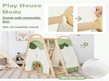 6-in-1 Wooden Kids Jungle Gym Playset 51873158