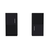 Oba 2-Pc Wall-Mounted Bathroom Medicine Cabinet with Open and Closed Storage B070P188846