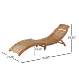 LAHAINA WOOD FOLDABLE CHAISE LOUNGE 57076.00