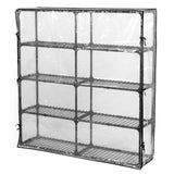 5-SHELF WIRE RACK WITH COVER W285P166905
