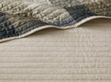 6 Piece Reversible Plaid Daybed Cover Set Neutral Daybed B035P266679