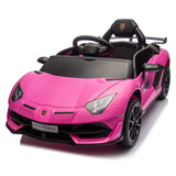 ZNTS 12V Kids Ride On Car W/Parents Remote Control,Licensed Lamborghini Aventador Xago,Hydraulic pressure W1396P184345