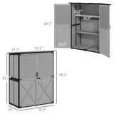 Outdoor Garden Storage Shed Tool House 66360022